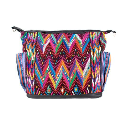 BEATRIZ CDB + DIAMANTE STRAP - OOAK HUIPIL - BLACK - NO. 17200