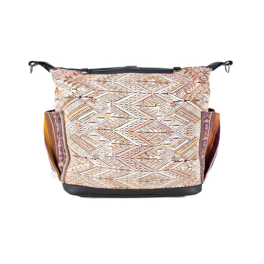 BEATRIZ MCDB + DIAMANTE STRAP - OOAK HUIPIL - BLACK -  NO. 17205