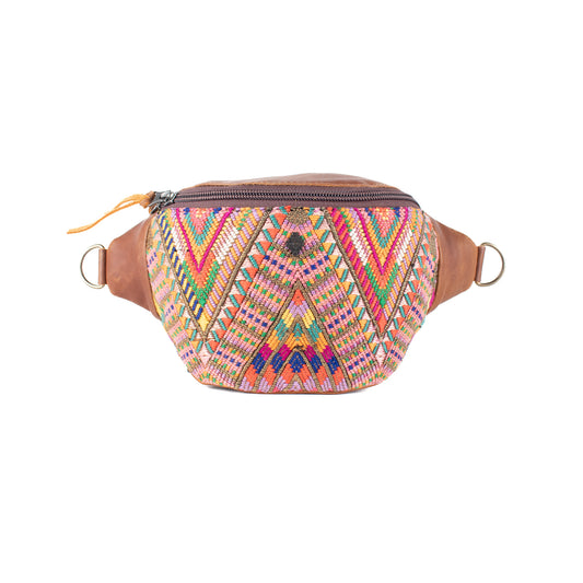 FANCY POUCH - OOAK HUIPIL - CAFE - NO. 17220