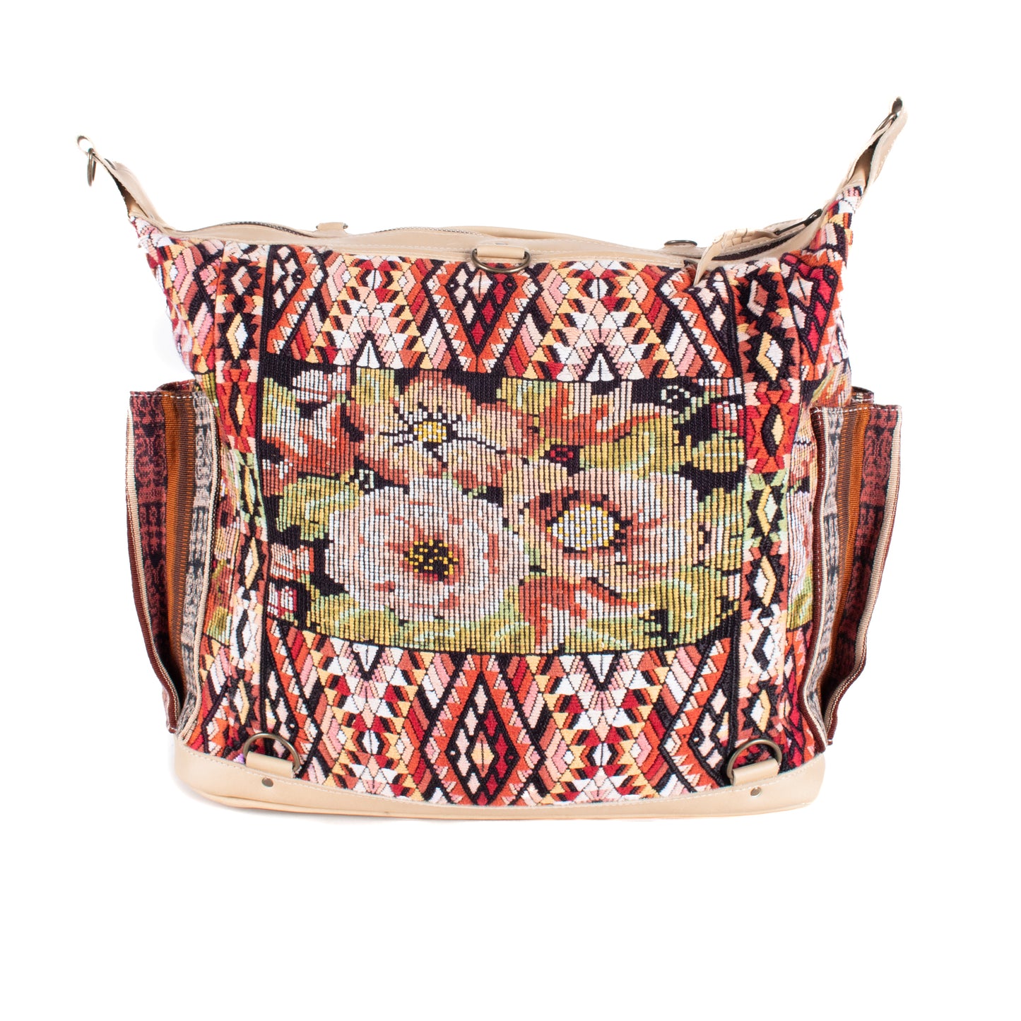BEATRIZ CDB + DIAMANTE STRAP - OOAK HUIPIL - LATTE - NO. 17232