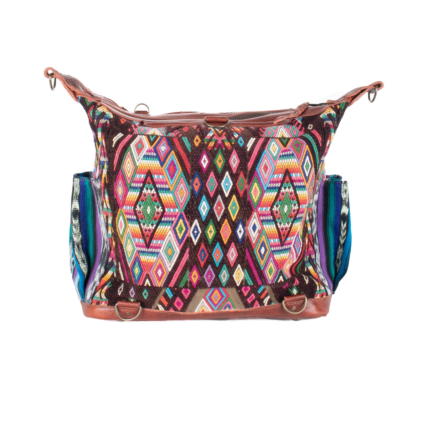 BEATRIZ MCDB + DIAMANTE STRAP - OOAK HUIPIL - COPPER -  NO. 17243