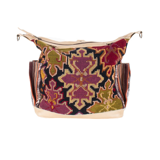 BEATRIZ MCDB + DIAMANTE STRAP - OOAK HUIPIL - LATTE -  NO. 17244