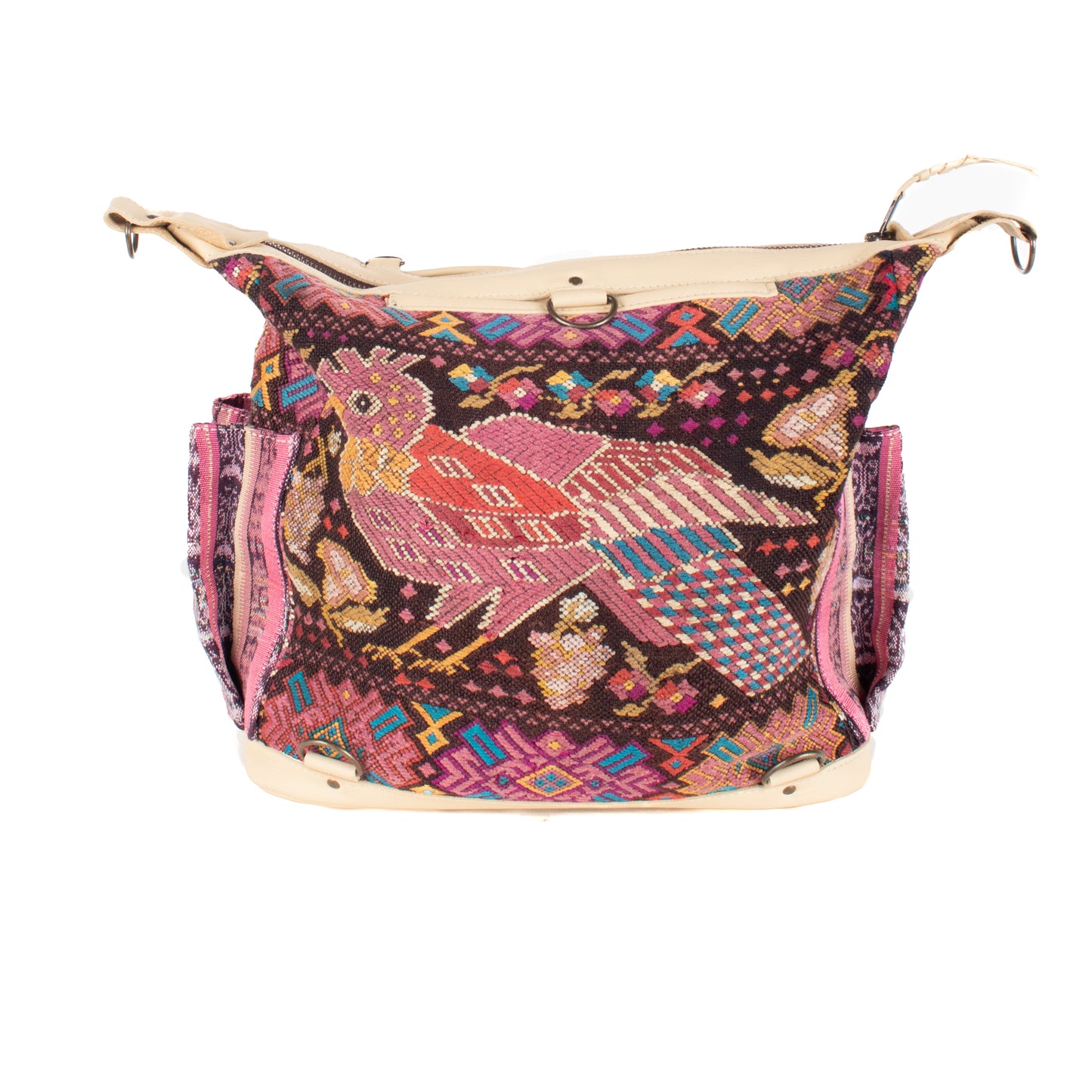 BEATRIZ MCDB + DIAMANTE STRAP - OOAK HUIPIL - LATTE -  NO. 17245
