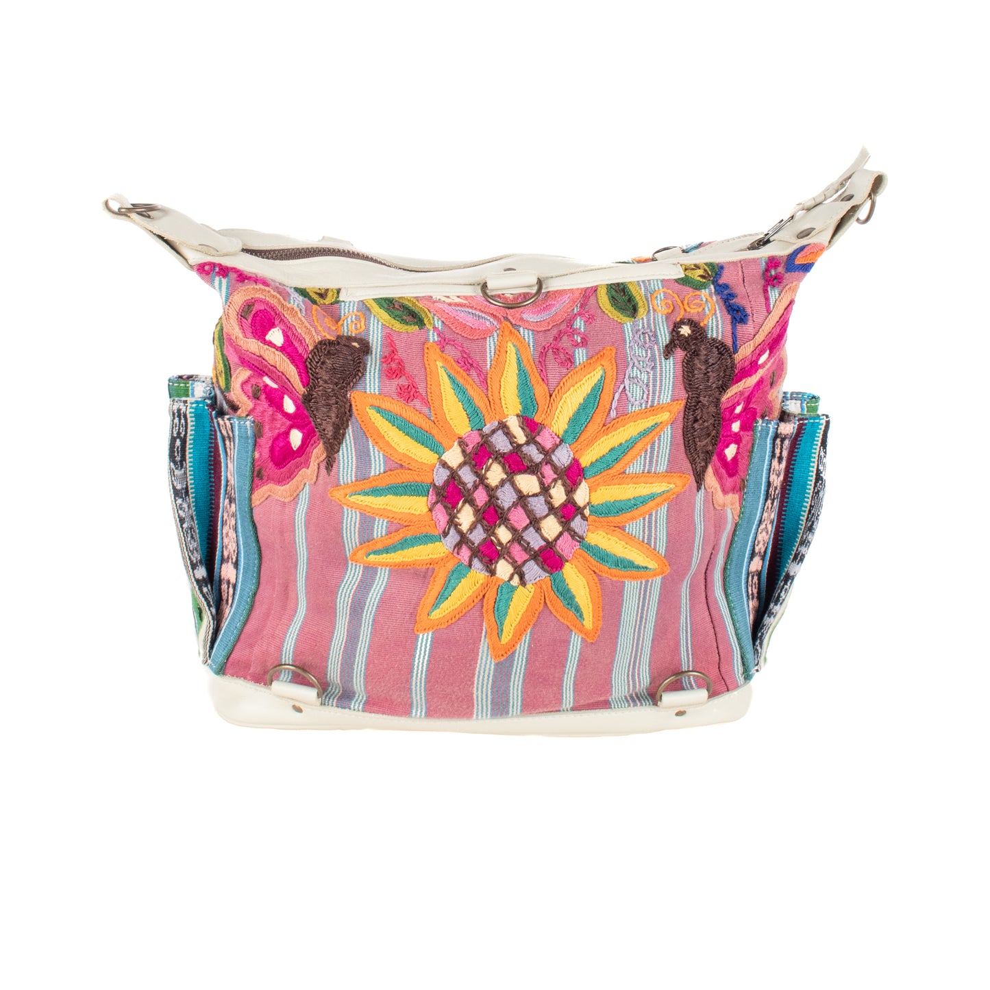 BEATRIZ MCDB + DIAMANTE STRAP - OOAK HUIPIL - BONE -  NO. 17246