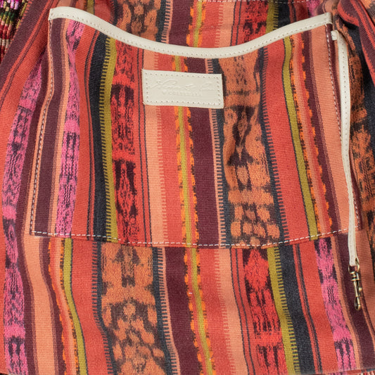 PENELOPE BAG - OOAK HUIPIL - BONE - NO. 17268 **SHIP WINDOW**