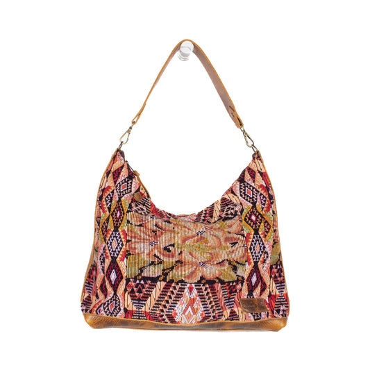 PENELOPE BAG - OOAK HUIPIL - TAWNY - NO. 17270 **SHIP WINDOW**