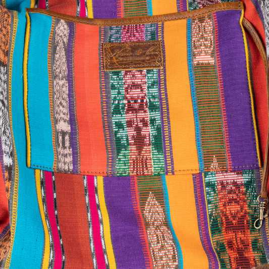 PENELOPE BAG - OOAK HUIPIL - TAWNY - NO. 17272 **SHIP WINDOW**