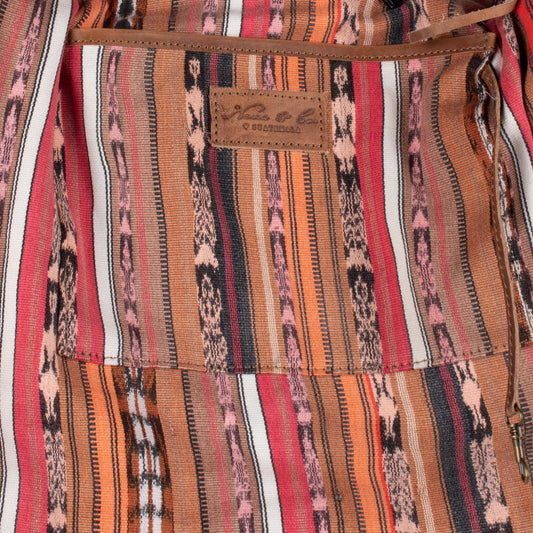 PENELOPE BAG - OOAK HUIPIL - FAWN - NO. 17275 **SHIP WINDOW**