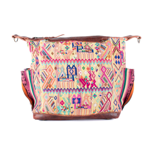 BEATRIZ MCDB + DIAMANTE STRAP - OOAK HUIPIL - COPPER -  NO. 17297