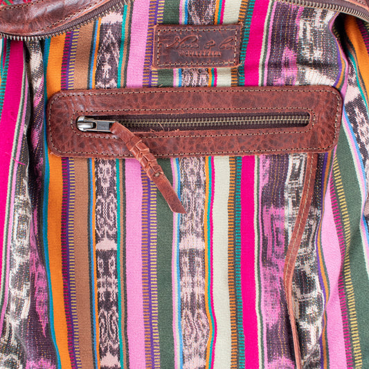 BEATRIZ MCDB + DIAMANTE STRAP - OOAK HUIPIL - COPPER -  NO. 17298