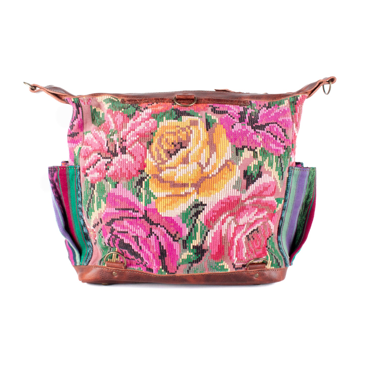 BEATRIZ MCDB + DIAMANTE STRAP - OOAK HUIPIL - COPPER -  NO. 17299
