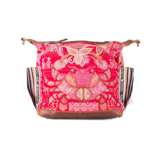 BEATRIZ MCDB + DIAMANTE STRAP - OOAK HUIPIL - HONEY -  NO. 17312