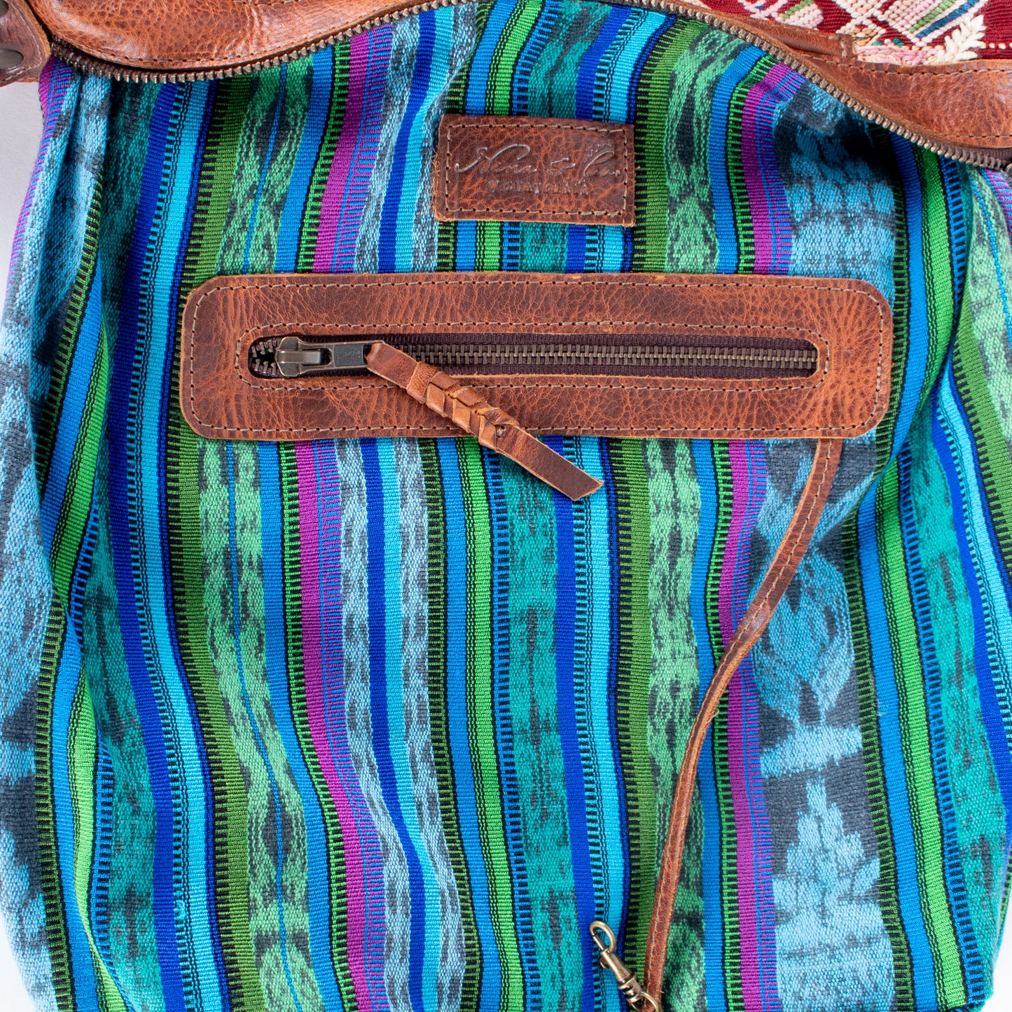 BEATRIZ MCDB + DIAMANTE STRAP - OOAK HUIPIL - HONEY -  NO. 17314