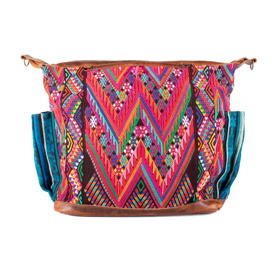 BEATRIZ CDB + DIAMANTE STRAP - OOAK HUIPIL - HONEY - NO. 17324