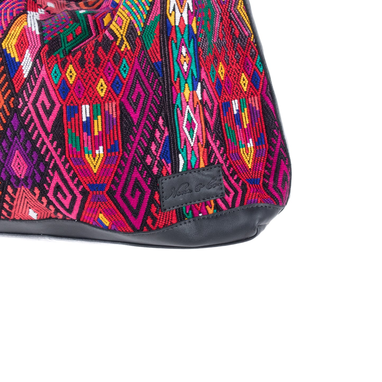 PENELOPE BAG - OOAK HUIPIL - BLACK - NO. 17418