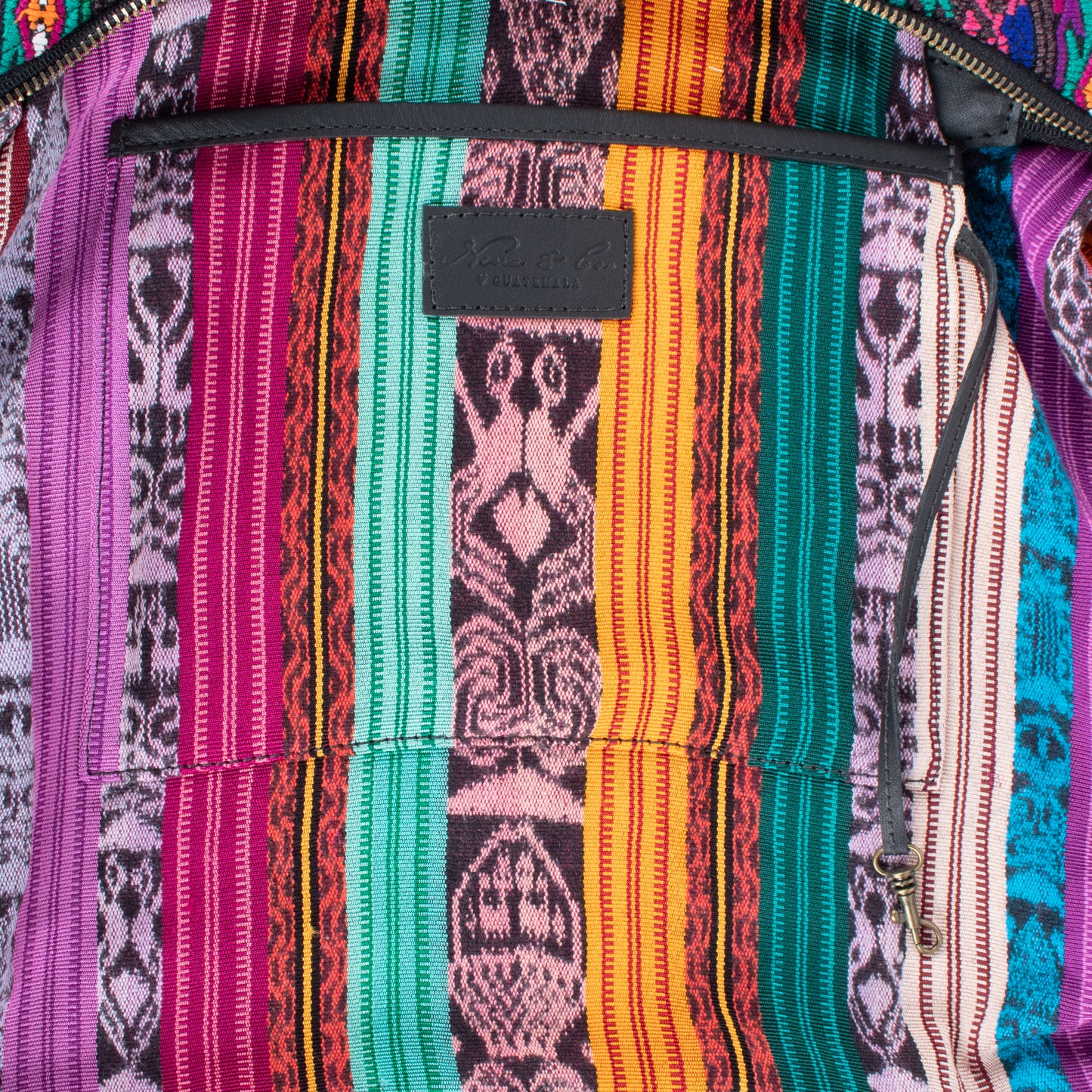 PENELOPE BAG - OOAK HUIPIL - BLACK - NO. 17418