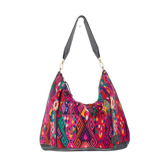 PENELOPE BAG - OOAK HUIPIL - BLACK - NO. 17418