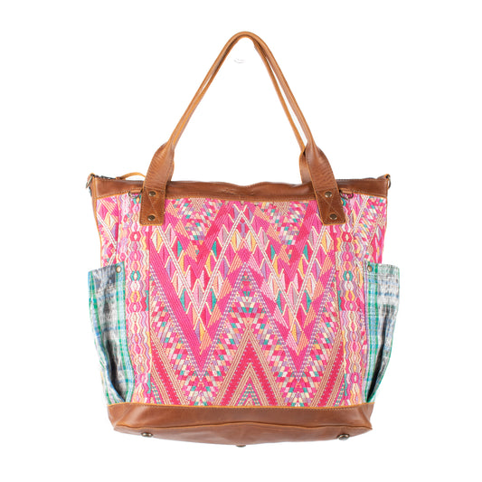 THE PERFECT BAG - OOAK HUIPIL - CAFE - NO. 17440