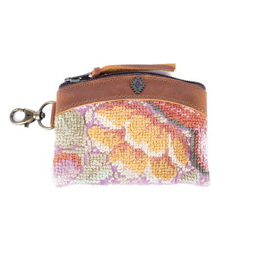 COIN PURSE - OOAK HUIPIL - CAFE - NO. 17472