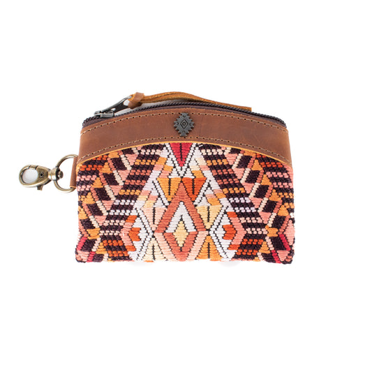 COIN PURSE - OOAK HUIPIL - CAFE - NO. 17475