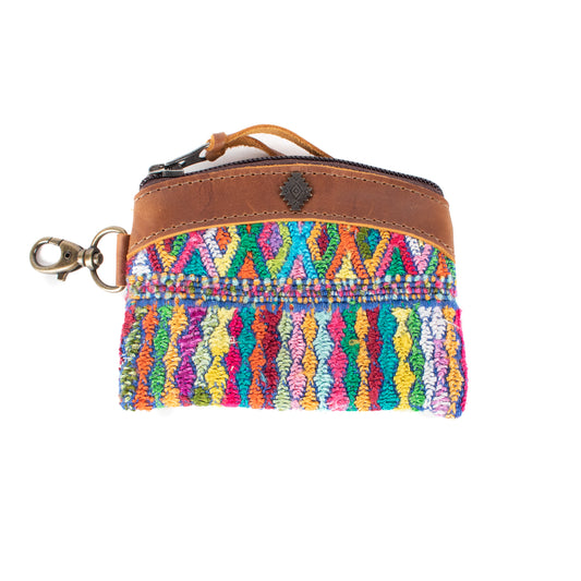 COIN PURSE - OOAK HUIPIL - CAFE - NO. 17476