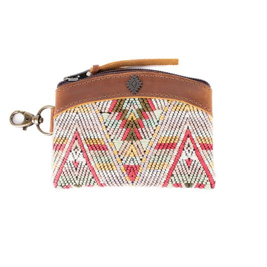 COIN PURSE - OOAK HUIPIL - CAFE - NO. 17478
