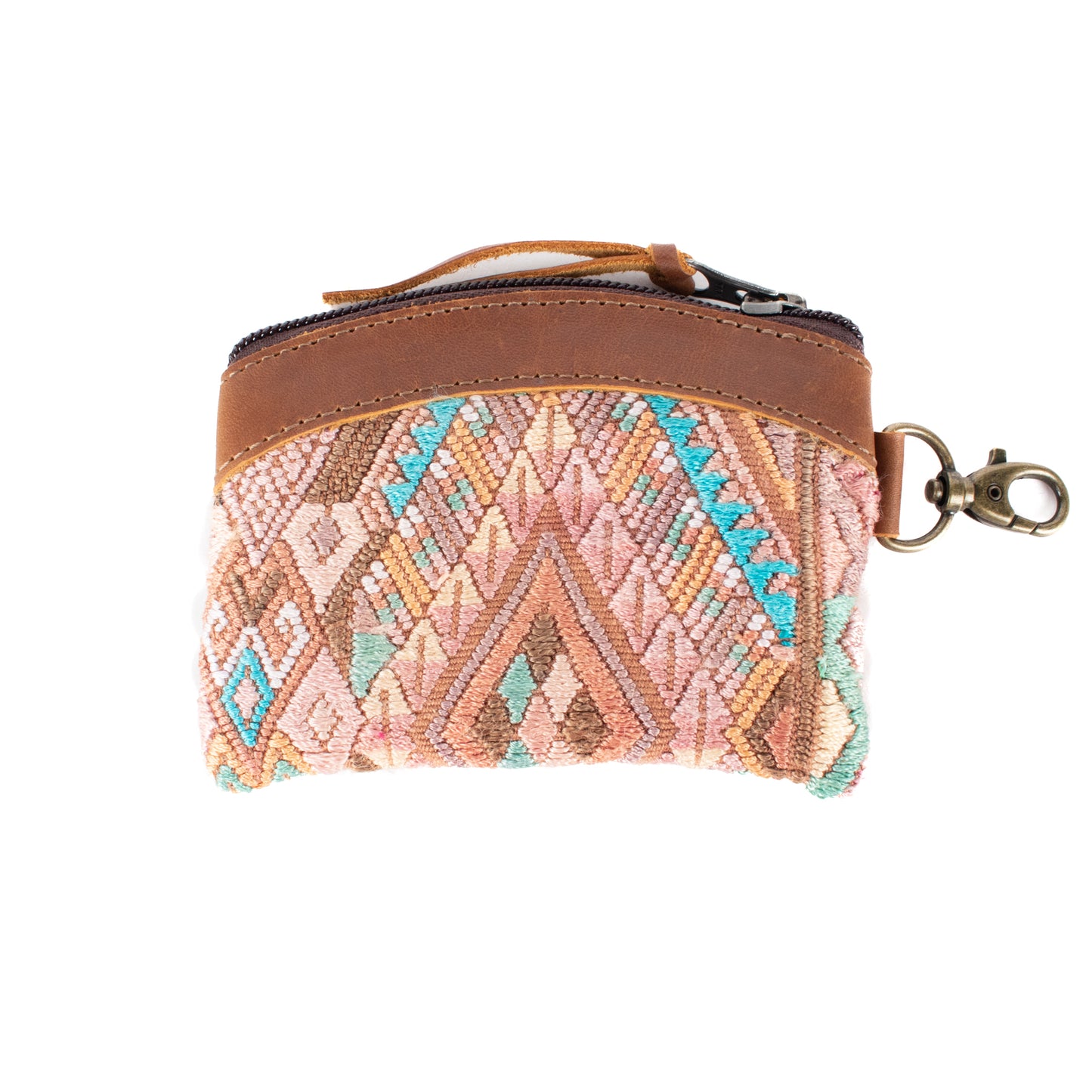 COIN PURSE - OOAK HUIPIL - CAFE - NO. 17479