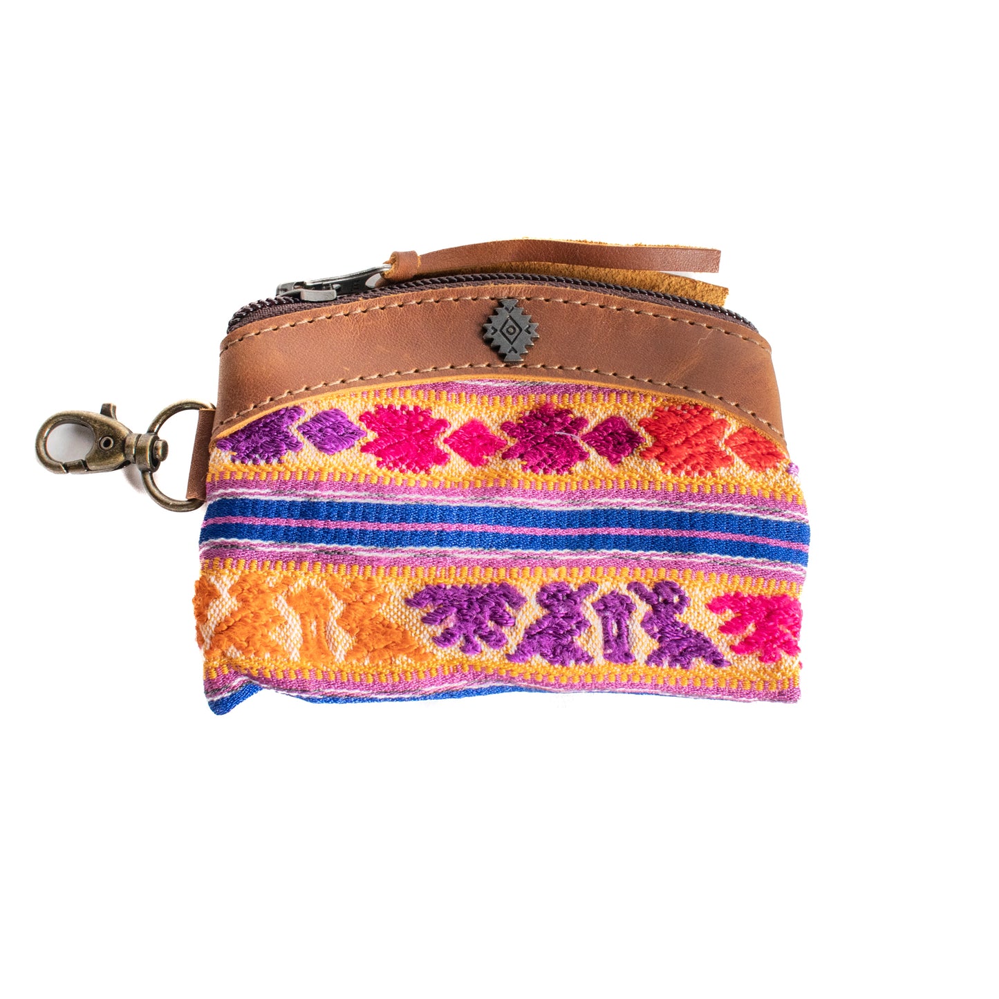 COIN PURSE - OOAK HUIPIL - CAFE - NO. 17482