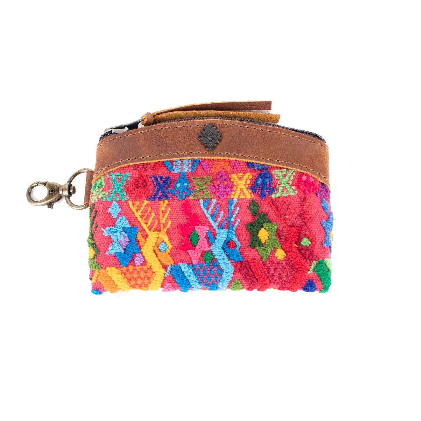 COIN PURSE - OOAK HUIPIL - CAFE - NO. 17483