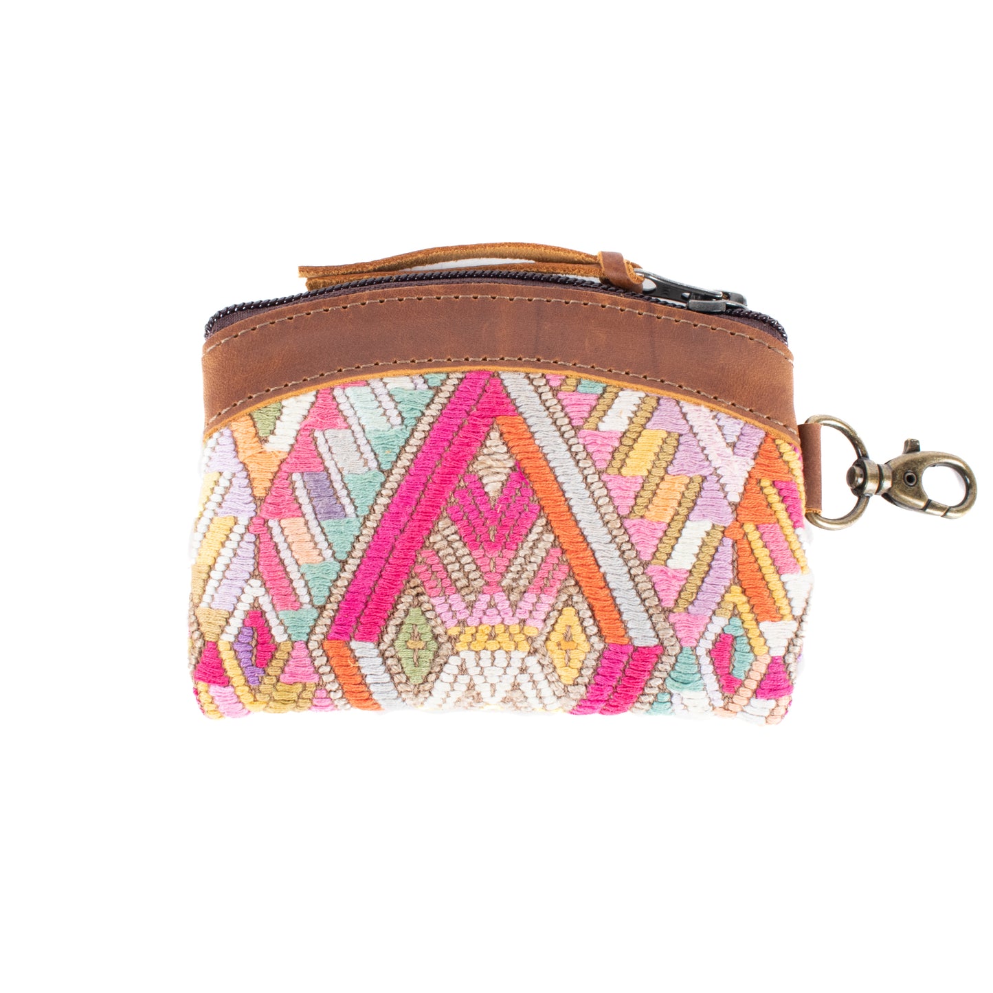 COIN PURSE - OOAK HUIPIL - CAFE - NO. 17484