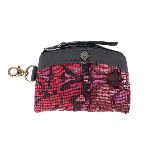 COIN PURSE - OOAK HUIPIL - BLACK - NO. 17493