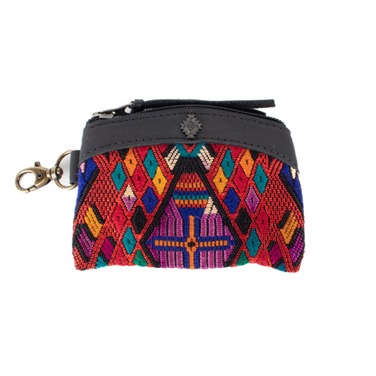 COIN PURSE - OOAK HUIPIL - BLACK - NO. 17496