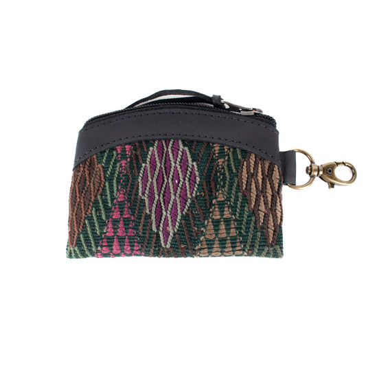 COIN PURSE - OOAK HUIPIL - BLACK - NO. 17498