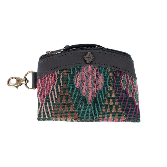 COIN PURSE - OOAK HUIPIL - BLACK - NO. 17498