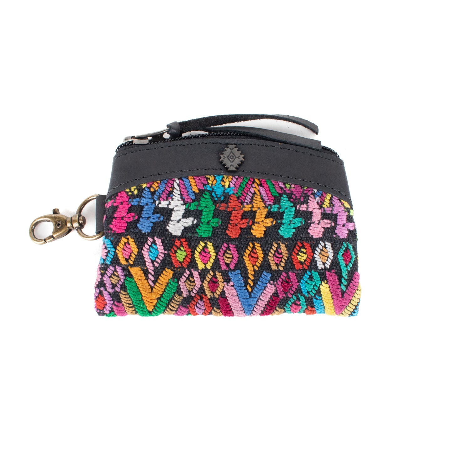 COIN PURSE - OOAK HUIPIL - BLACK - NO. 17500