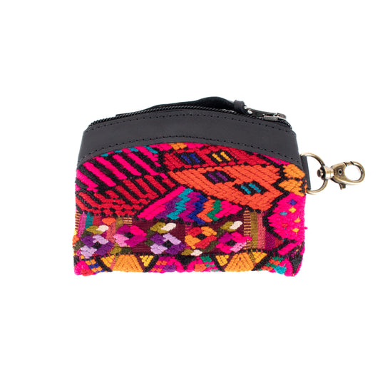 COIN PURSE - OOAK HUIPIL - BLACK - NO. 17501