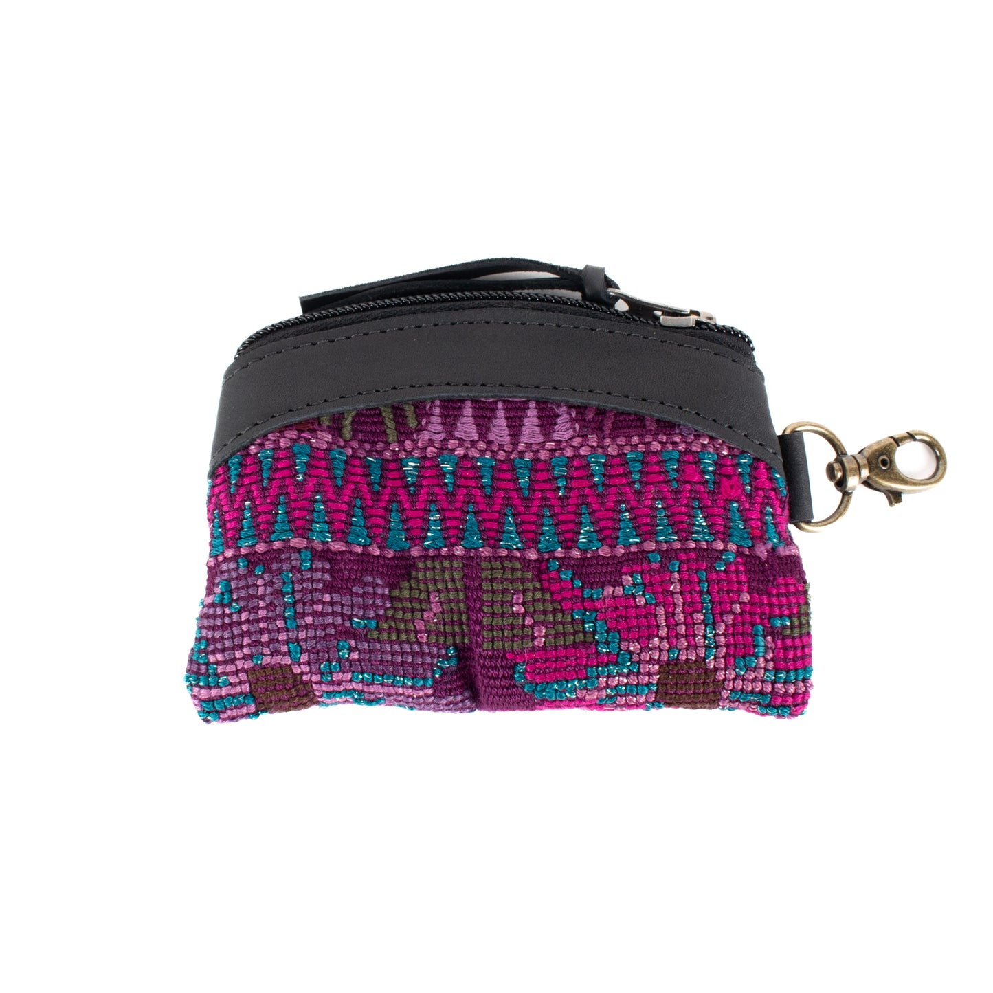 COIN PURSE - OOAK HUIPIL - BLACK - NO. 17503