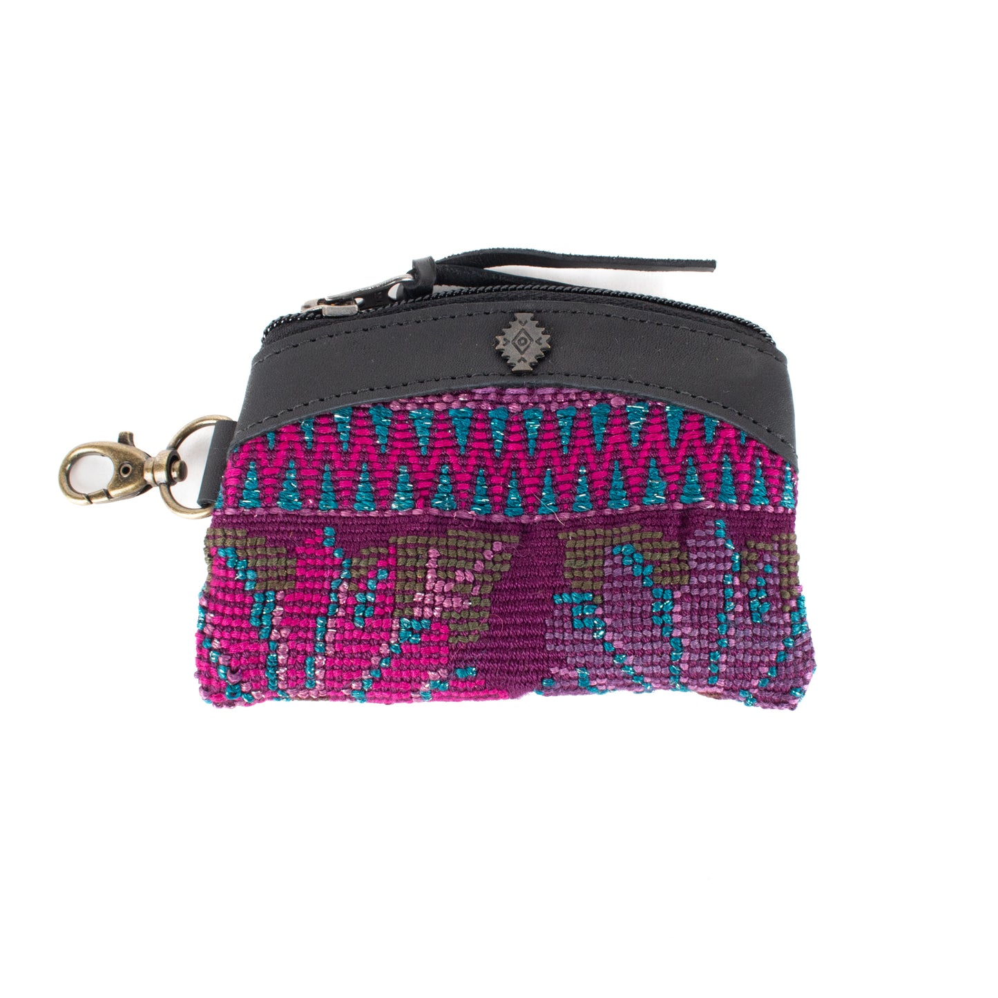 COIN PURSE - OOAK HUIPIL - BLACK - NO. 17503