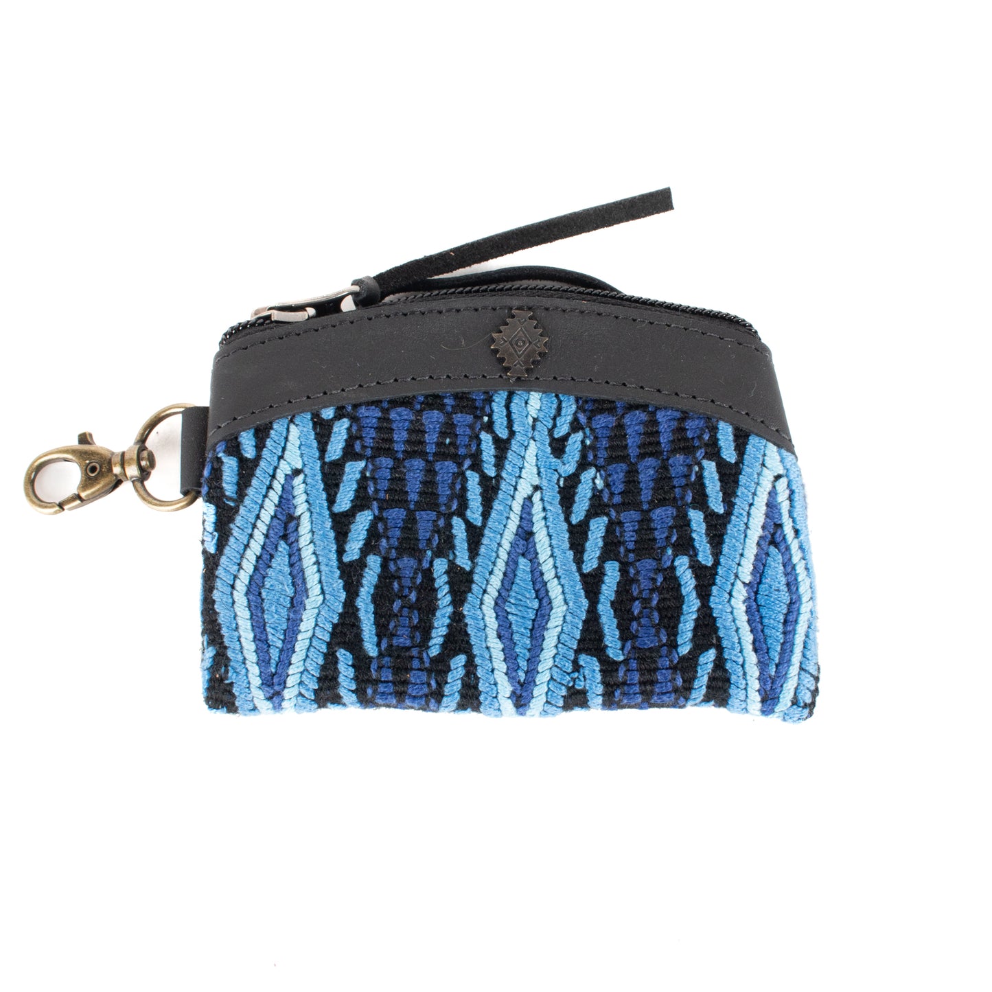 COIN PURSE - OOAK HUIPIL - BLACK - NO. 17504