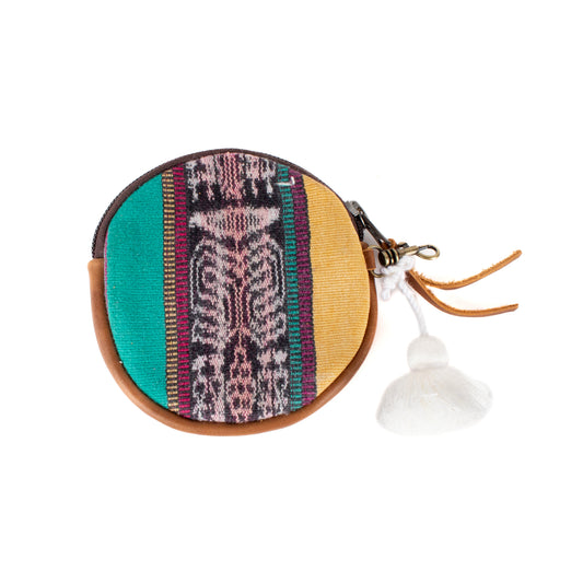 CIRCLE COIN PURSE - CORTE - CAFE - NO. 17535