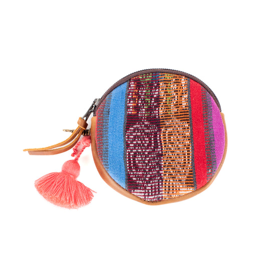 CIRCLE COIN PURSE - CORTE - CAFE - NO. 17536