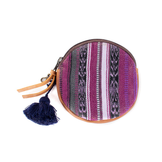 CIRCLE COIN PURSE - CORTE - CAFE - NO. 17542
