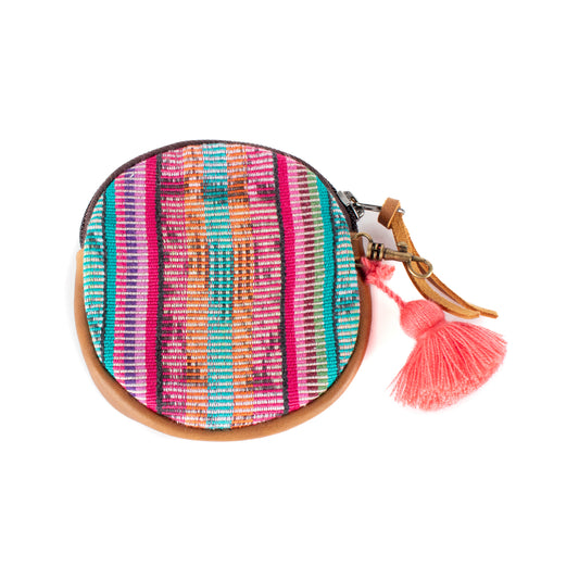 CIRCLE COIN PURSE - CORTE - CAFE - NO. 17543