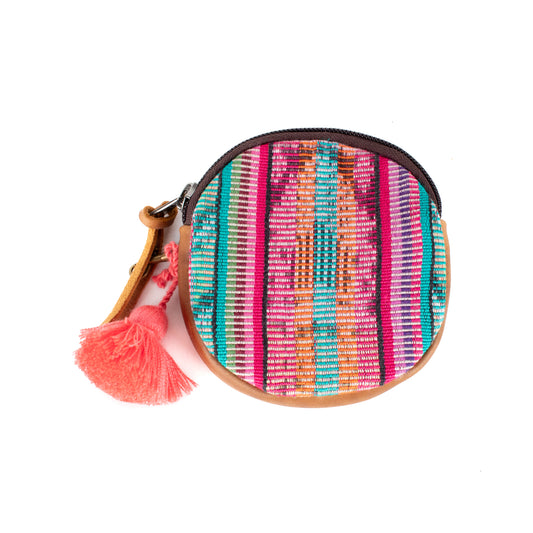 CIRCLE COIN PURSE - CORTE - CAFE - NO. 17543