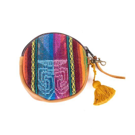 CIRCLE COIN PURSE - CORTE - CAFE - NO. 17544