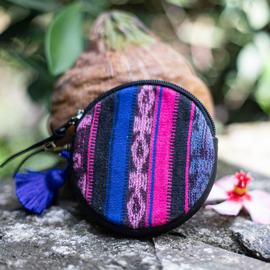 CIRCLE COIN PURSE - CORTE - BLACK - NO. 17556