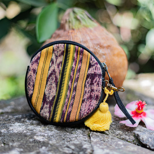 CIRCLE COIN PURSE - CORTE - BLACK - NO. 17557