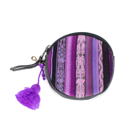 CIRCLE COIN PURSE - CORTE - BLACK - NO. 17558
