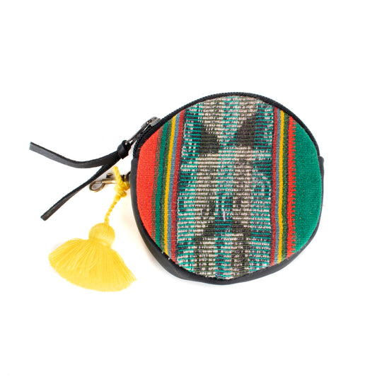 CIRCLE COIN PURSE - CORTE - BLACK - NO. 17559