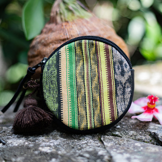 CIRCLE COIN PURSE - CORTE - BLACK - NO. 17564
